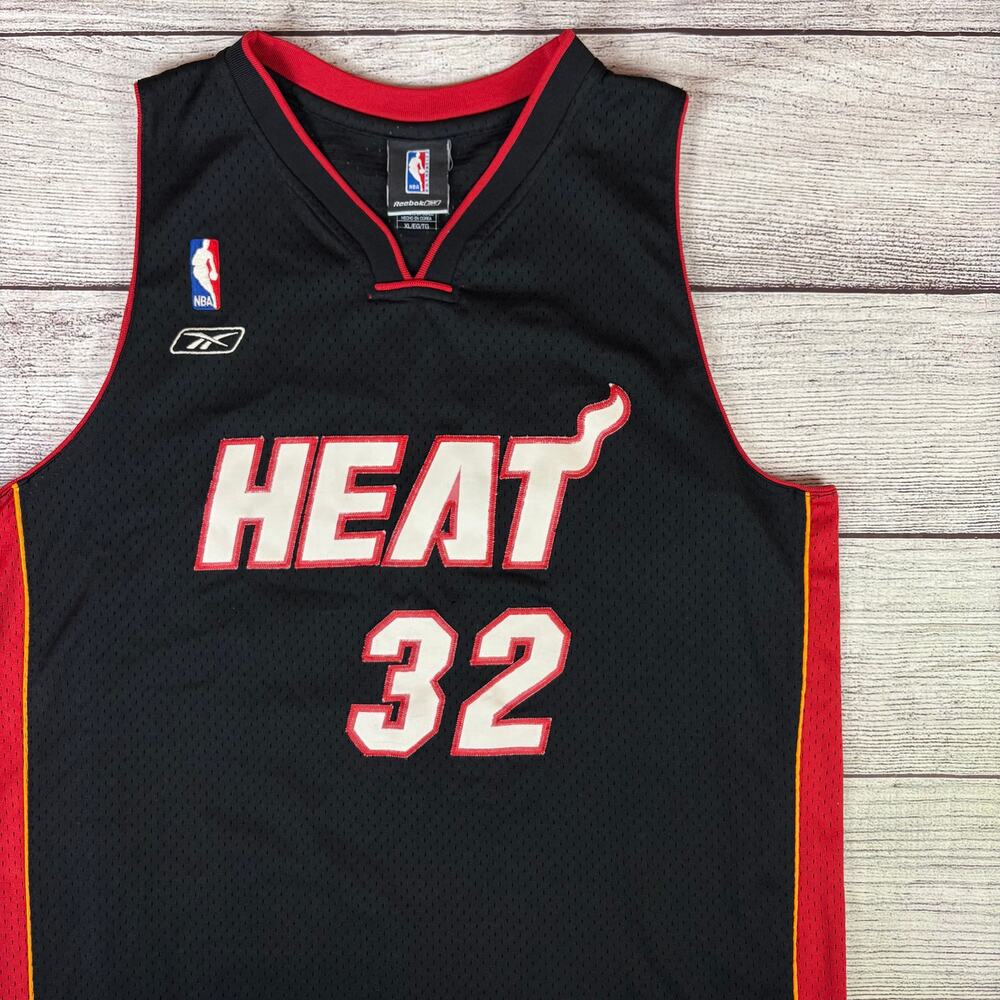 2000s Adidas Miami Heat Shaquille O'Neal Basketball Jersey